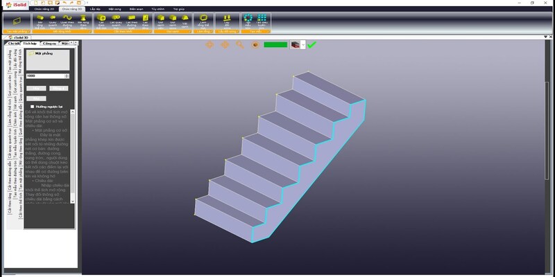 Sử dụng phần mềm thiết kế 3D giúp cách đo bậc chéo cầu thang đá trở dễ dàng hơn